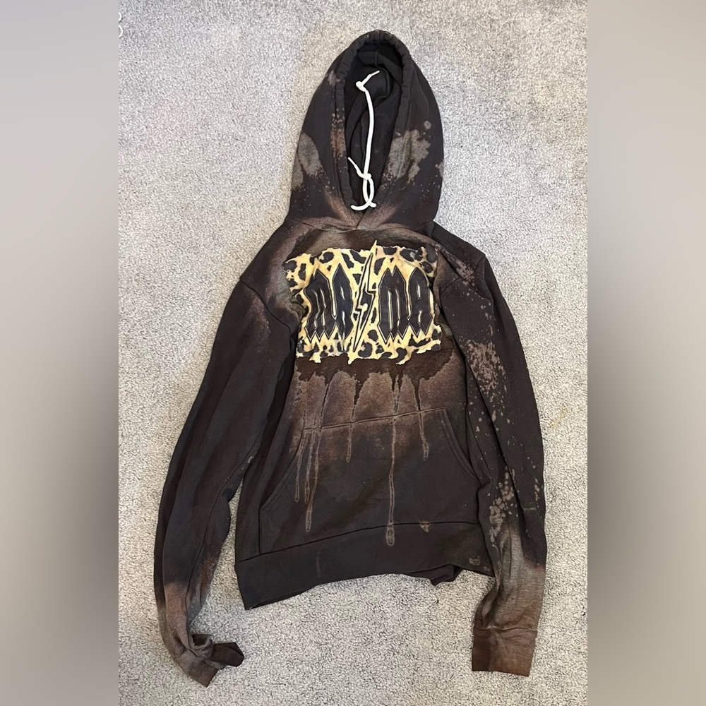 Mama thunderbolt cheetah hoodie